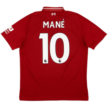 2018-19 Liverpool Home Shirt Mane #10 - 6/10 - (M)