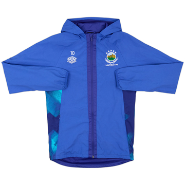 2022-23 Linfield FC Player Issue Umbro Hooded Track Jacket #10 - 9/10 - (S)
