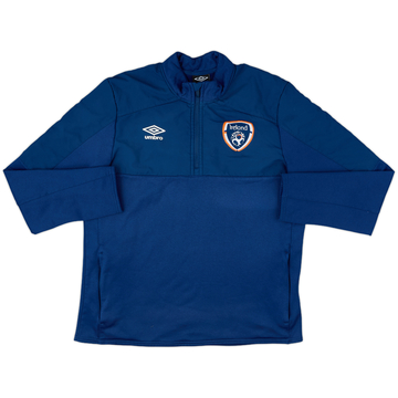 2014-16 Ireland Umbro 1/4 Zip Sweat Top - 9/10 - (L)
