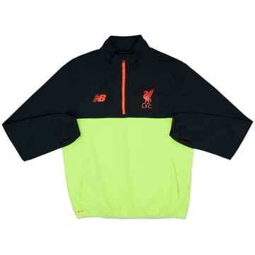 2016-17 Liverpool New Balance 1/4 Zip Drill Top - 6/10 - (L)
