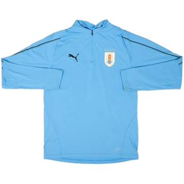 2017-18 Uruguay Puma 1/4 Zip Drill Top - 5/10 - (M)