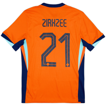 2024 Netherlands Home Shirt Zirkzee #21 - 10/10 - (S)