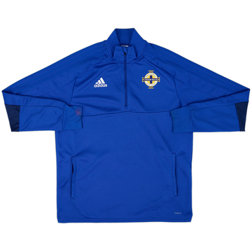 2018-19 Northern Ireland adidas 1/4 Zip Drill Top - 6/10 - (L)