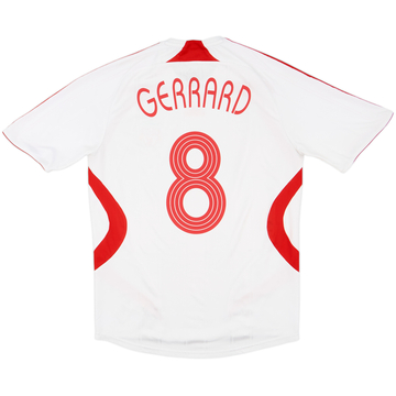 2007-08 Liverpool Away Shirt Gerrard #8 - 5/10 - (M)