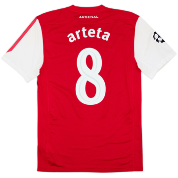 2011-12 Arsenal Home Shirt Arteta #8 - 5/10 - (S)