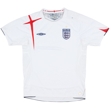 2005-07 England Home Shirt - 5/10 - (M)
