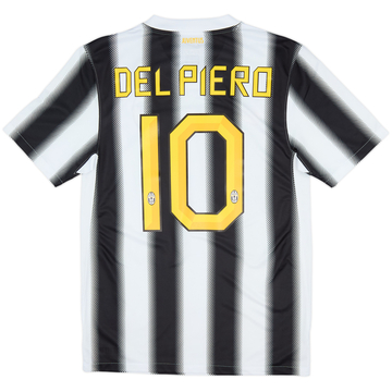 2011-12 Juventus Home Shirt Del Piero #10 - 7/10 - (S)