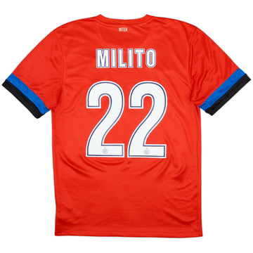 2012-13 Inter Milan Away Shirt Milito #22 - 4/10 - (S)