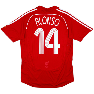 2006-08 Liverpool Home Shirt Alonso #14 - 5/10 - (M)