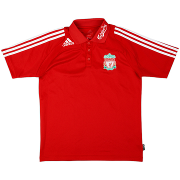 2008-09 Liverpool adidas Polo Shirt - 8/10 - (S)