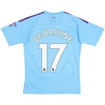 2019-20 Manchester City Home Shirt De Bruyne #17 - 5/10 - (S)