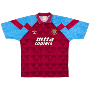 1990-92 Aston Villa Home Shirt - 8/10 - (XL)