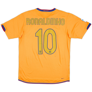 2006-08 Barcelona Away Shirt Ronaldinho #10 - 10/10 - (M)