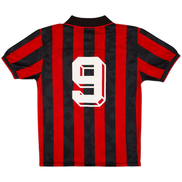 1994-95 AC Milan Home Shirt #9 - 7/10 - (L)