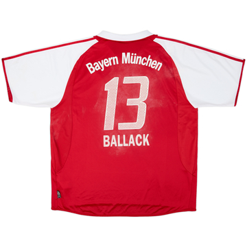 2003-04 Bayern Munich Home Shirt Ballack #13 - 4/10 - (XL)