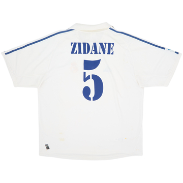2001 Real Madrid Home Shirt Zidane #5 - 7/10 - (XL)