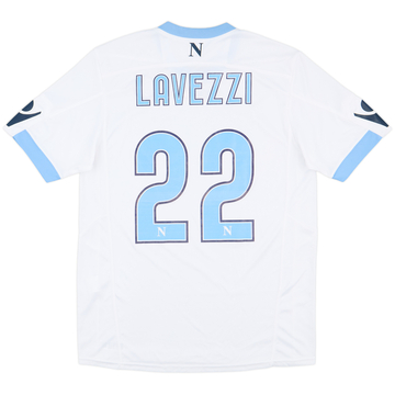 2010-11 Napoli Away Shirt Lavezzi #22 - 8/10 - (M)