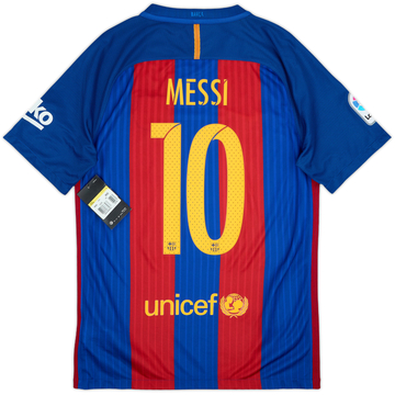 2016-17 Barcelona Home Shirt Messi #10 (S)