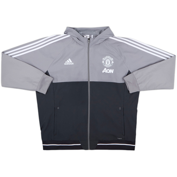 2017-18 Manchester United adidas Track Jacket - 10/10 - (XXL)