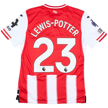 2025-26 Brentford Match Issue Home Shirt Lewis-Potter #23