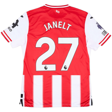 2025-26 Brentford Match Issue Home Shirt Janelt #27