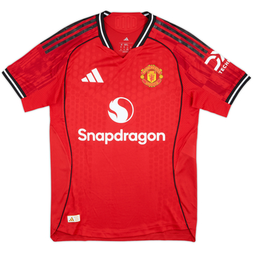 2025-26 Manchester United Player Issue Home Shirt - 9/10 - (M)