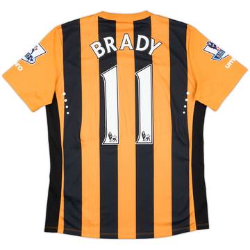 2014-15 Hull City Match Issue Home Shirt Brady #11