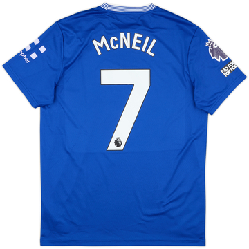 2024-25 Everton Match Issue Home Shirt McNeil #7