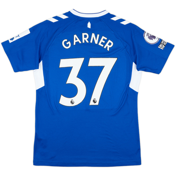 2022-23 Everton Match Issue Home Shirt Garner #37