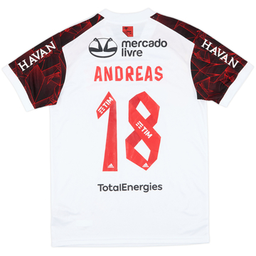 2021 Flamengo Away Shirt Andreas #18 (M)