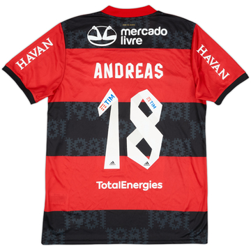 2021 Flamengo Home Shirt Andreas #18 - 8/10 - (M)