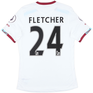2016-17 West Ham Match Issue Away Shirt Fletcher #24