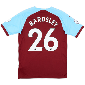 2018-19 Burnley Match Issue Home Shirt Bardsley #26