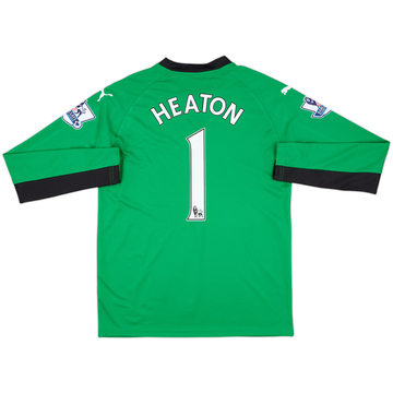 2014-15 Burnley Match Issue GK Shirt Heaton #1
