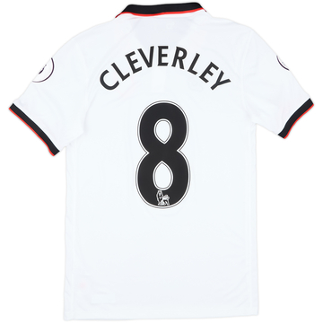 2016-17 Watford Match Issue Away Shirt Cleverley #8