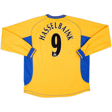 2000-01 Chelsea Away L/S Shirt Hasselbaink #9 - 8/10 - (XL)