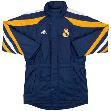 1998-99 Real Madrid adidas Padded Bench Coat - 9/10 - (S)
