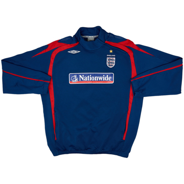 2006-08 England Umbro 1/4 Zip Sweat Top - 7/10 - (XXL)