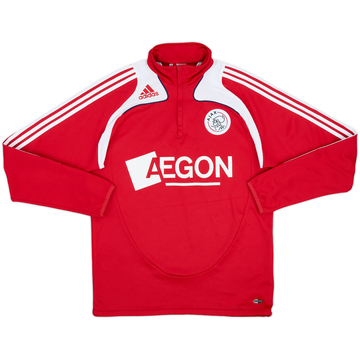 2009-10 Ajax adidas 1/4 Zip Drill Top - 8/10 - (L)