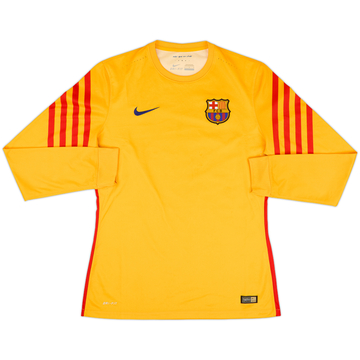 2015-16 Barcelona Player Issue GK Shirt - 8/10 - (L)