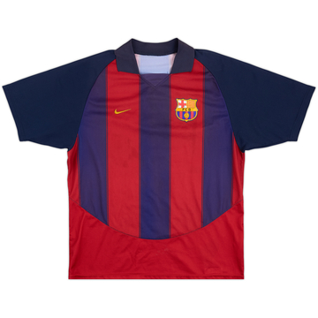 2003-04 Barcelona Basic Home Shirt - 5/10 - (XL)