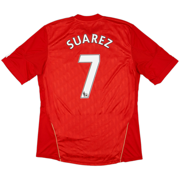 2010-12 Liverpool Home Shirt Suarez #7 - 5/10 - (L)
