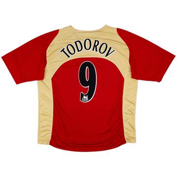2005-06 Portsmouth Away Shirt Todorov #9 - 8/10 - (XL)