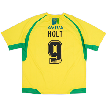 2010-11 Norwich Home Shirt Holt #9 - 6/10 - (XXL)