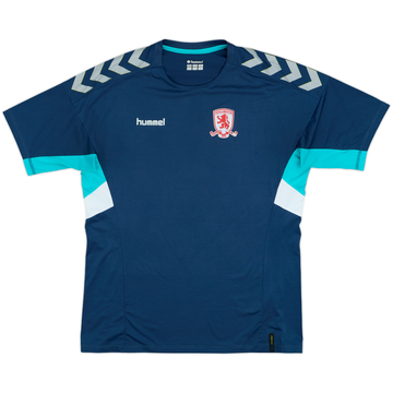 2018-19 Middlesbrough Hummel Training Shirt - 8/10 - (L)