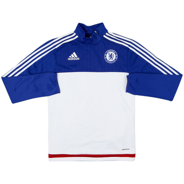 2015-16 Chelsea adidas 1/4 Zip Sweat Top - 6/10 - (XS)