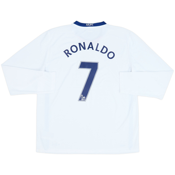 2008-10 Manchester United Away L/S Shirt Ronaldo #7 - 6/10 - (L)