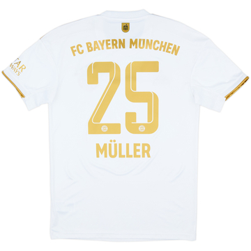 2022-23 Bayern Munich Away Shirt Muller #25 - 9/10 - (S)