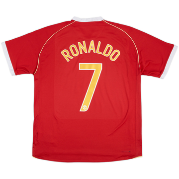 2006-07 Manchester United Home Shirt Ronaldo #7 - 5/10 - (L)