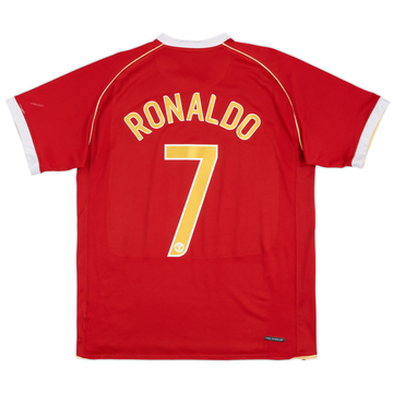 2006-07 Manchester United Home Shirt Ronaldo #7 - 5/10 - (L)